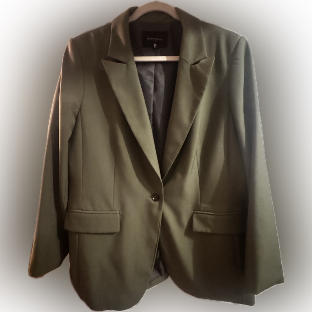 Banana Republic Factory Olive Blazer